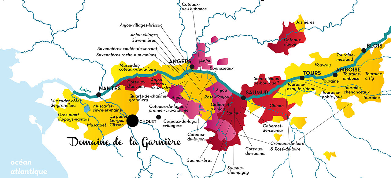 carte vins val de loire