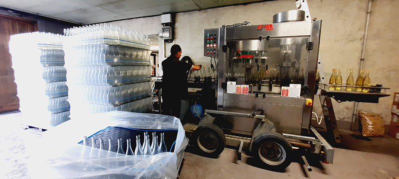 Mise en bouteille au Domaine